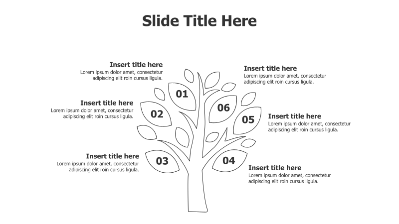 6-Point Tree Infographic