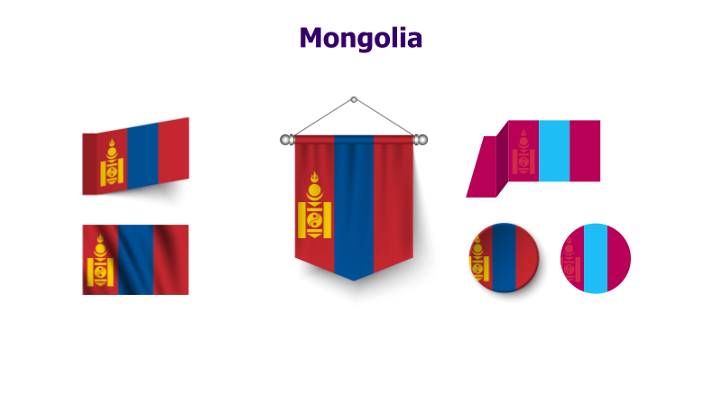 Mongolia Flag Variations