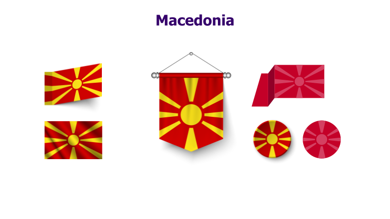 Macedonia Flag Variations