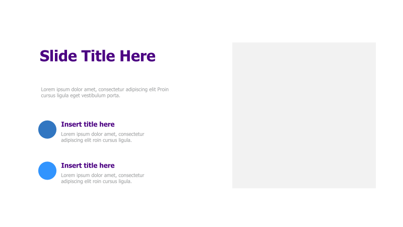 Two-Point Text & Circle Template