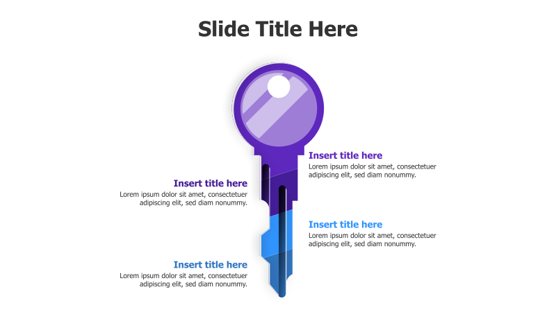 4-Point Divided Key Infographic