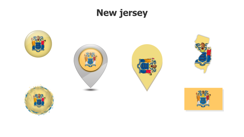 New Jersey State Flag Variations