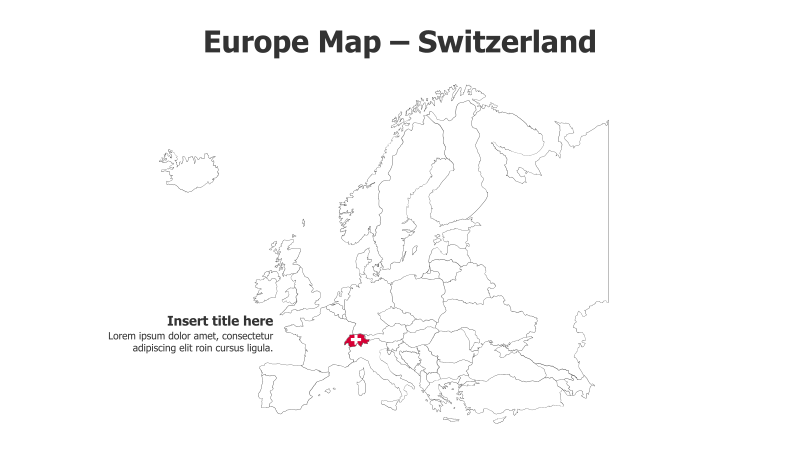 Europe Map - Switzerland