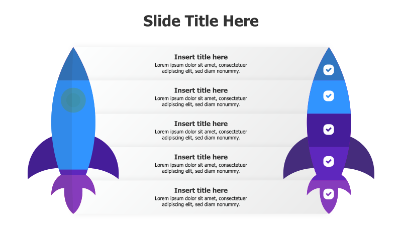 5-Step Rocket Launch Infographic