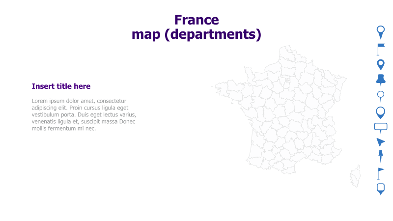 France Departments Map