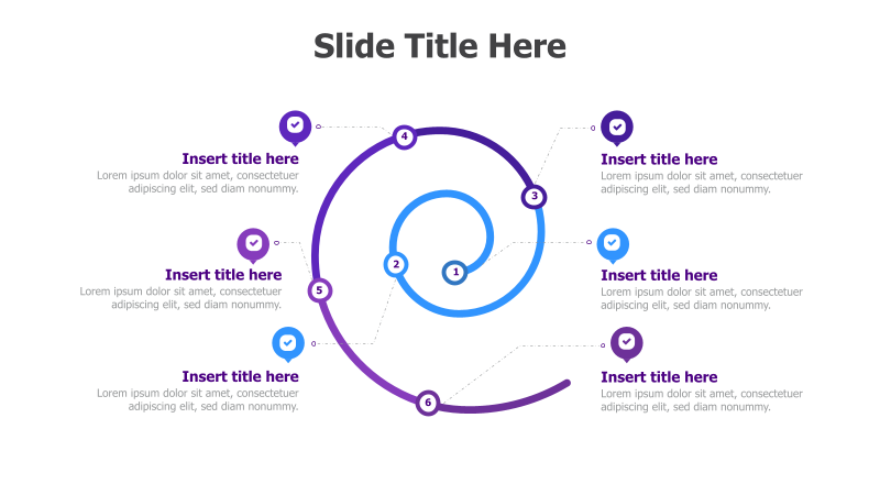6-Point Spiral Process Diagram