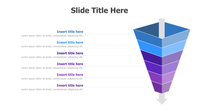 6-Level Funnel Diagram