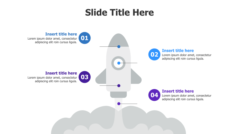4-Point Rocket Launch Infographic