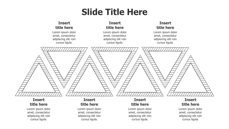 7-Point Doodle Triangle Infographic