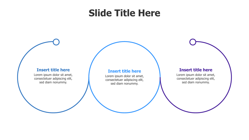 3-Point Connected Circles Infographic