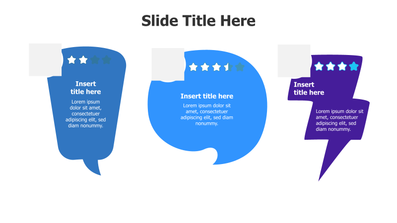 3 Speech Bubble Testimonials