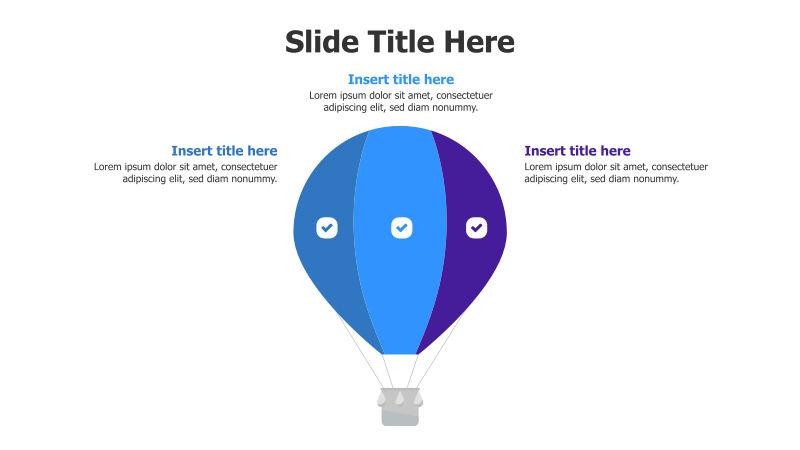 3-Point Hot Air Balloon Infographic