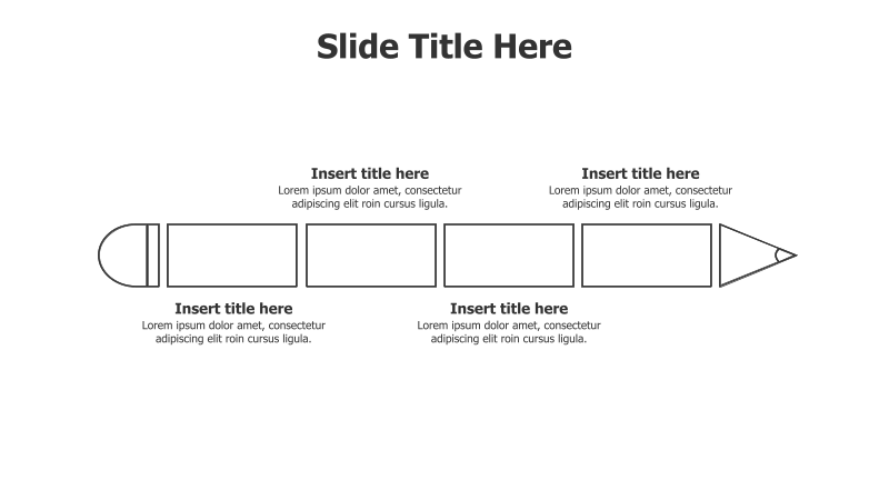 4-Step Vertical Timeline Infographic