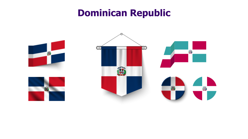 Dominican Republic Flag Variations