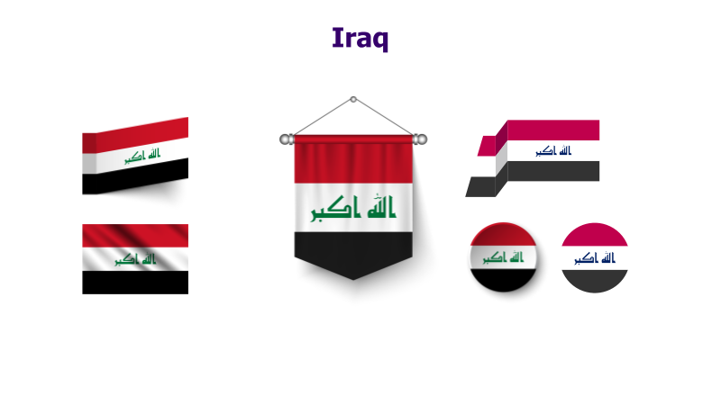 Iraq Flag Variations