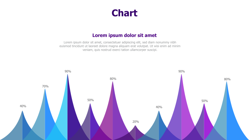 6-Level 3D Pyramid Chart