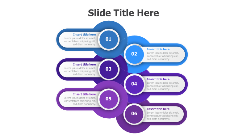 6-Point Circular Infographic