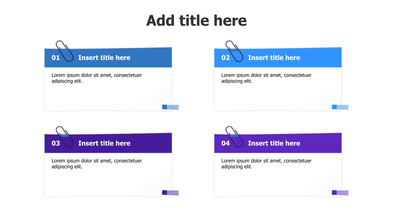4-Point Sticky Note Layout