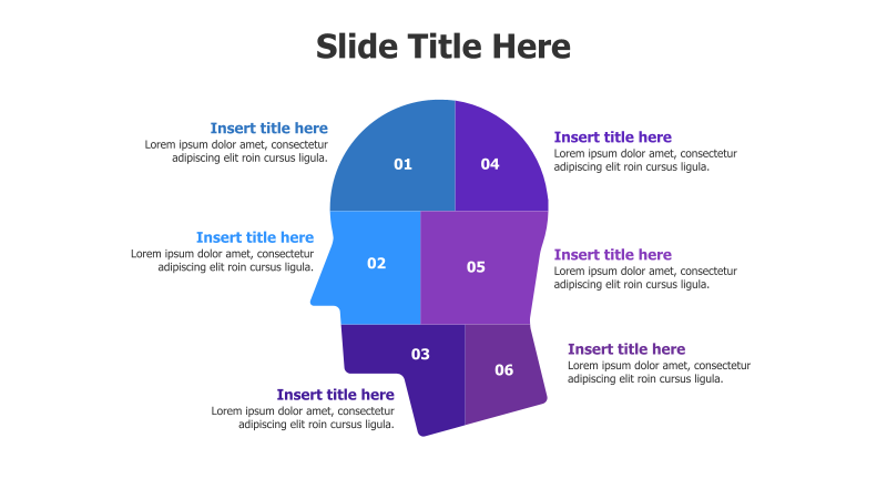6-Point Human Face Infographic