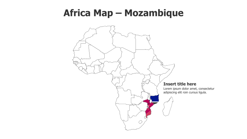 Africa Map – Mozambique