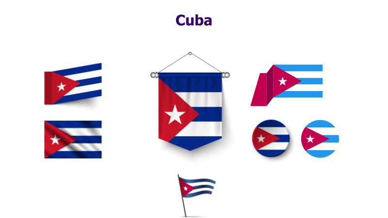 Cuba Flag Variations