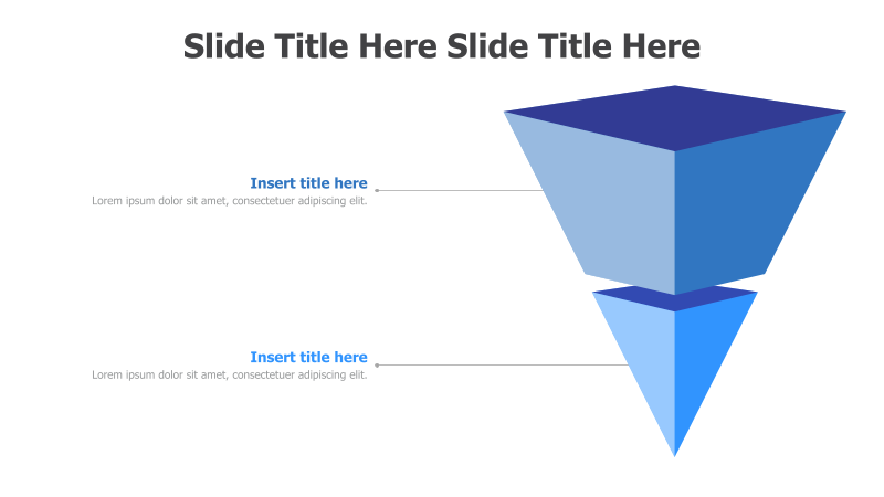 2-Level 3D Funnel Diagram
