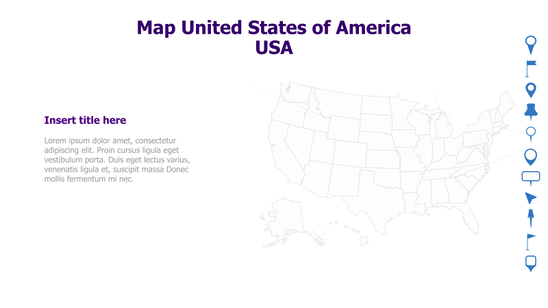USA Map Template