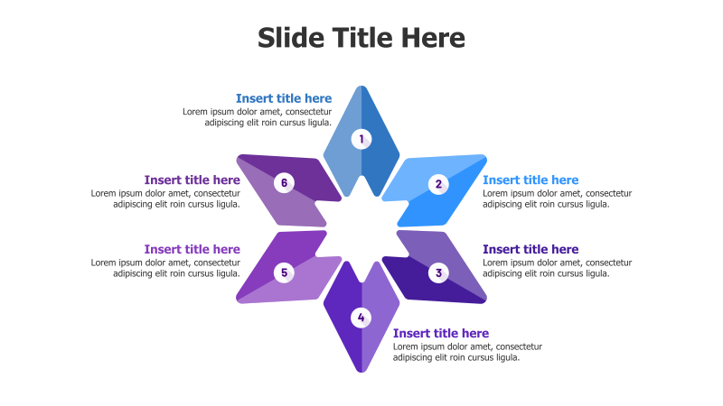 6-Point Star Infographic