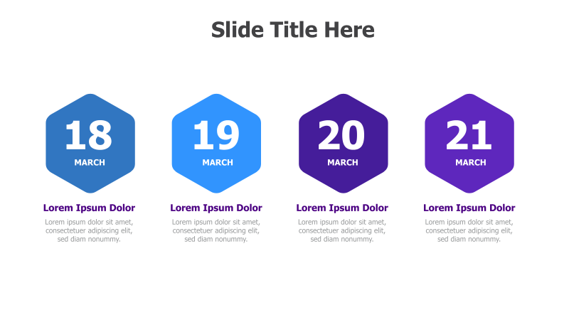 4-Point Hexagon Timeline