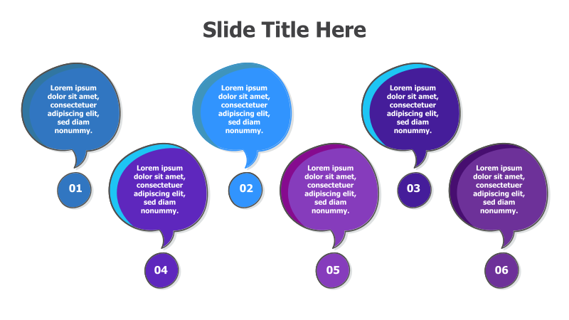 6-Point Circular Flow Diagram
