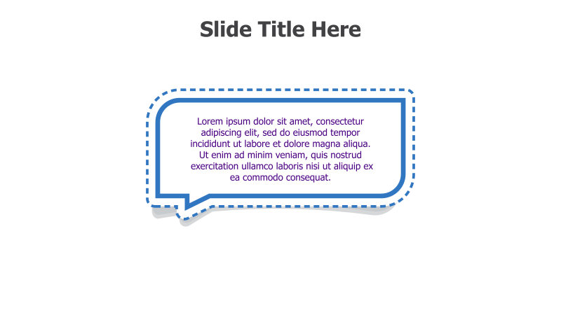 Quote Slide with Rounded Rectangle