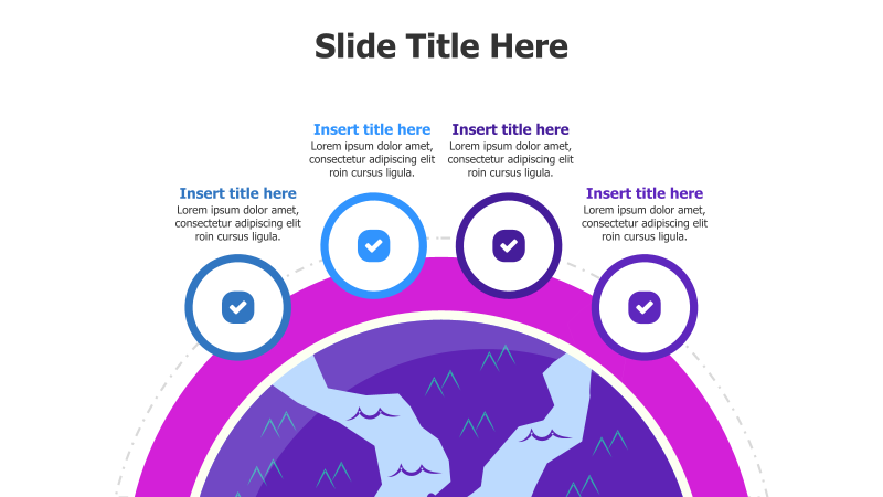 4-Point Earth Infographic