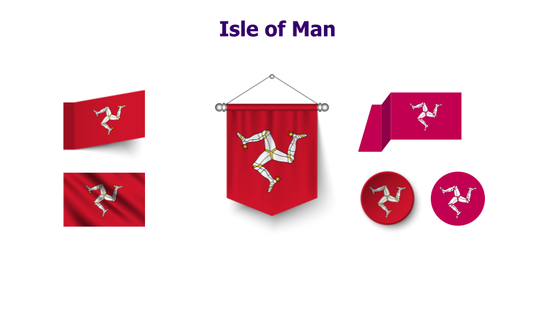 Isle of Man Flag Variations