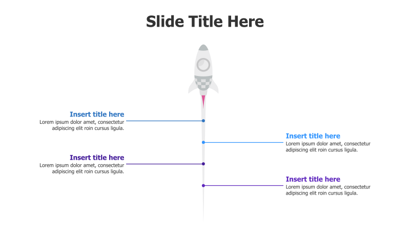 4-Point Rocket Infographic