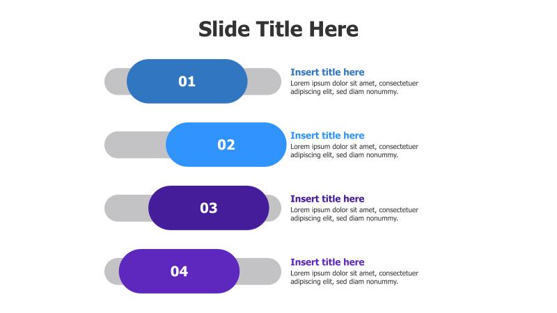 4-Point Curved Numbered List