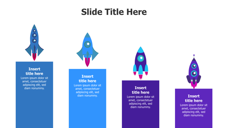 4-Point Rocket Infographic