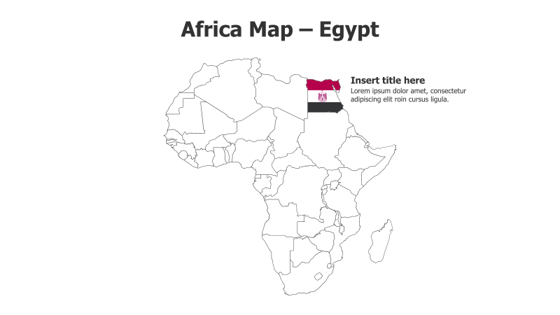 Africa Map – Egypt