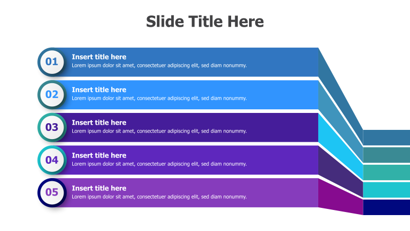 5-Level Stacked Bar Agenda