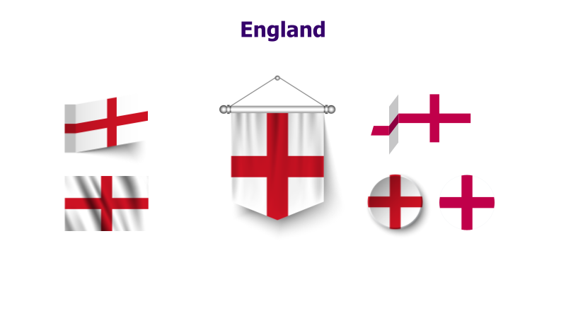 England Flags Collection