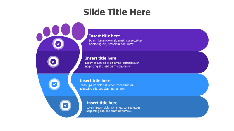 4-Step Footprint Infographic