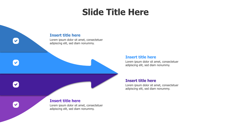 4-Point Process to Outcome Infographic