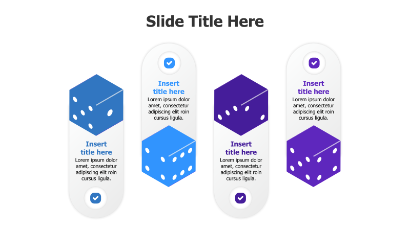 6-Point 3D Hexagon Infographic