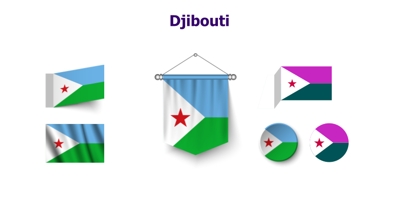 Djibouti Flag Variations