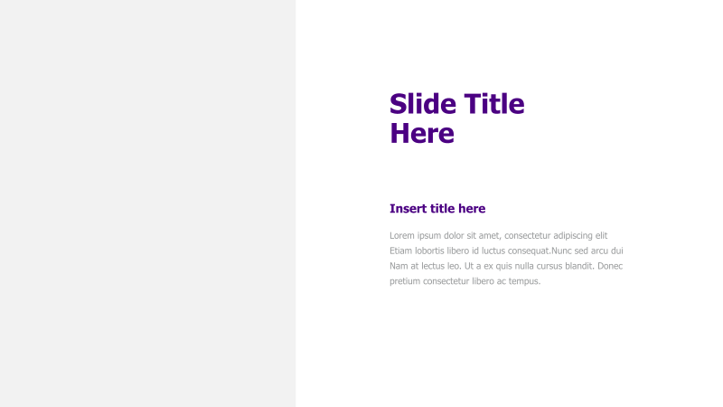 Title and Content Placeholder
