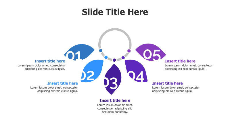 5-Point Tree Leaf Infographic