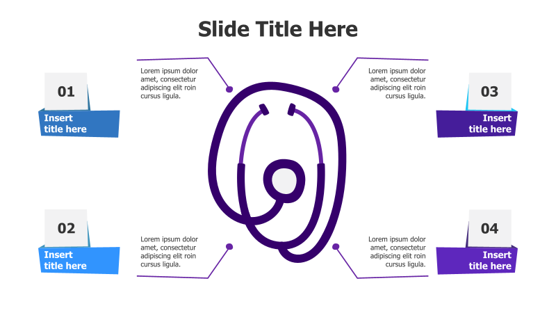 4 Points Around a Twisted Stethoscope
