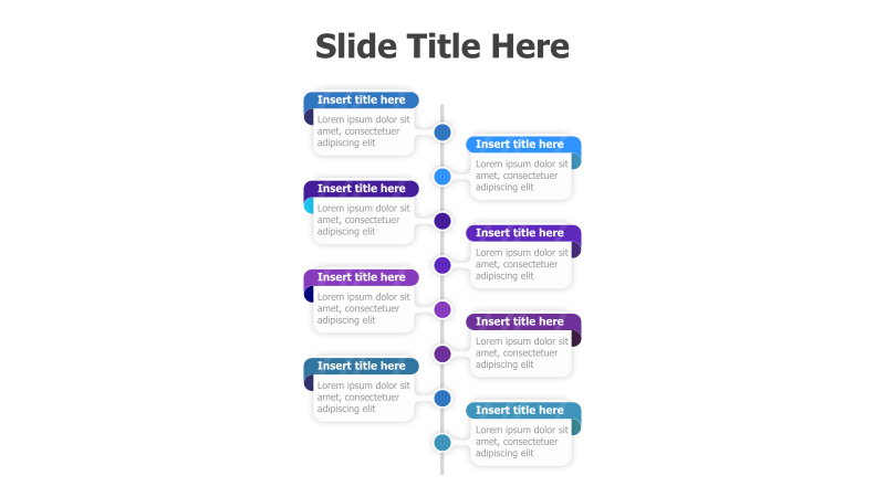 7-Point Vertical Timeline