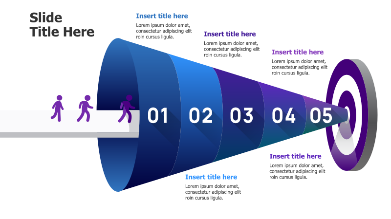 5-Step Funnel to Goal Infographic