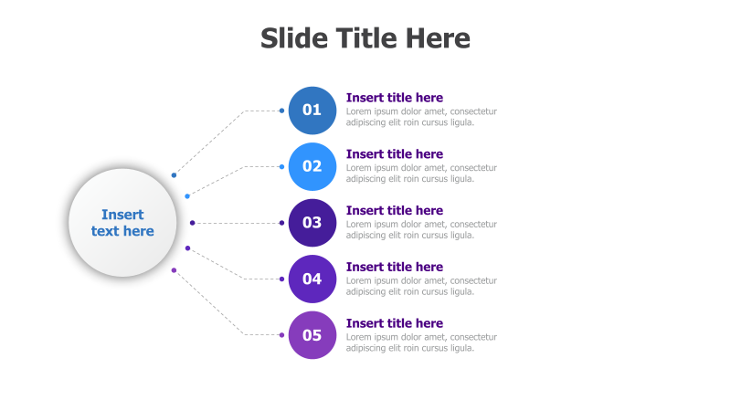 5-Point Circular Branching Diagram