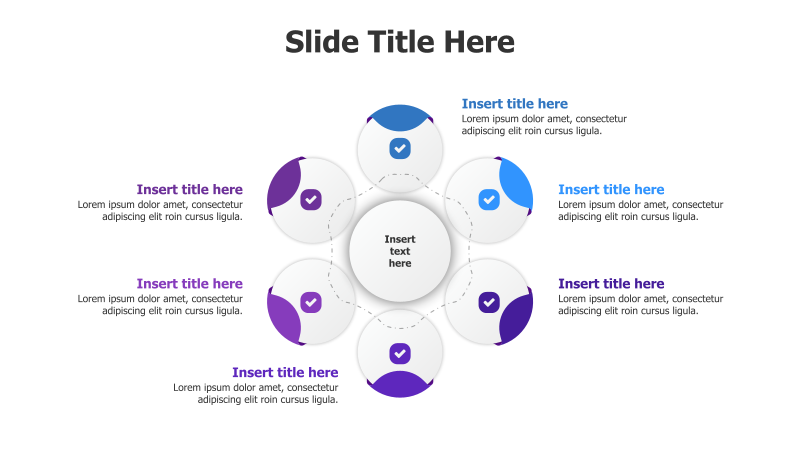 6-Point Circular Infographic